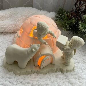 Department 56 Snowbabies "We're Building An Icy Igloo